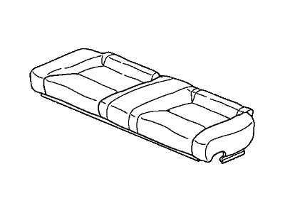 Honda 82131-SVB-A41ZA Cover, Rear Seat Cushion Trim (Graphite Black)