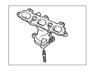 Honda 18110-P0G-A00 Manifold Assembly, Front Exhuast