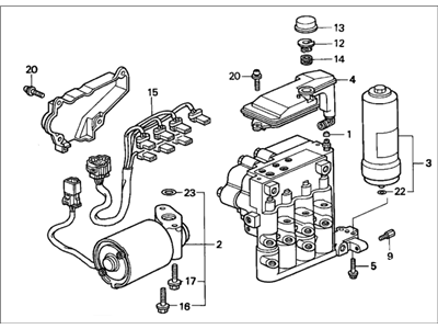 Honda 57110-SV7-A51 Modulator Assembly