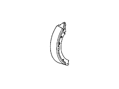 1996 Honda Accord Parking Brake Shoe - 43155-SM4-A02