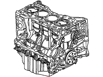 Honda 10002-RZA-A01 Engine Assy., Block (DOT)