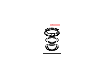 Honda 17046-SXS-A00 Nut & Gasket Set, Fuel Lock