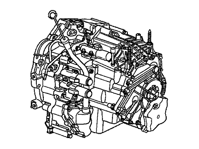 Honda 20021-R17-000 Transmission Assembly (Dot)