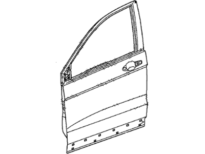 Honda 67050-SWA-A90ZZ Panel, L. FR. Door (DOT)