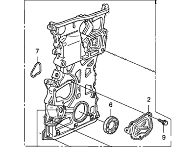 Honda 11410-RZA-A00 Case Assembly, Chain
