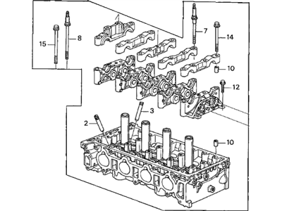 Honda 12100-PPA-A01 Cylinder Head Assembly