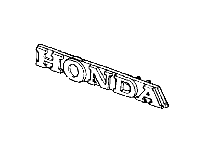 Honda 87101-SA0-010 Emblem, Front Grille (H)