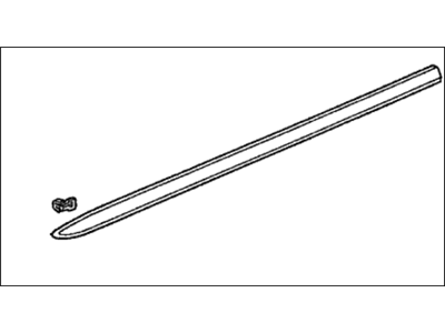 Honda 75322-S5D-A01ZR Protector, L. FR. Door *R525P* (TANGO RED PEARL)