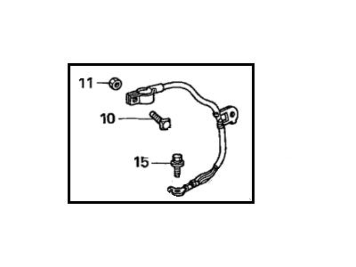 Honda 32600-S5A-910 Cable Assembly, Battery Ground