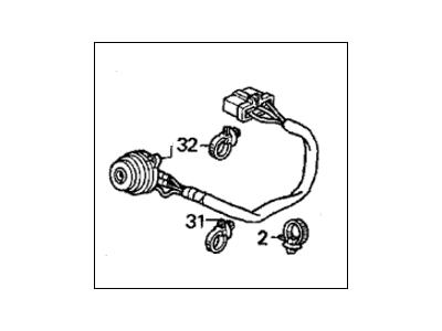 1997 Honda Odyssey Ignition Switch - 35130-SX0-A01