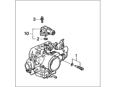 Honda Odyssey Throttle Body - 16400-PEA-A61