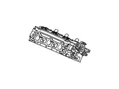 Honda 10005-RCA-A00 Engine Sub-Assembly, Rear Cylinderhead
