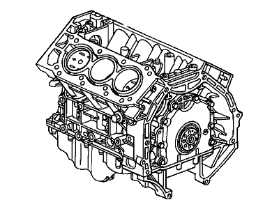 Honda 10002-RCA-A01 General Assy., Cylinder Block (DOT)