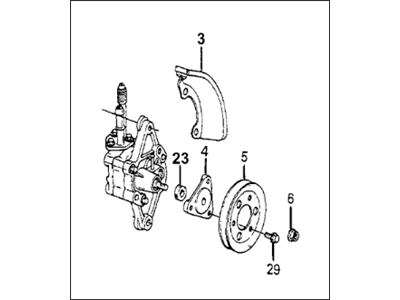 Honda 56100-689-676 Pump Assembly, Power Steering