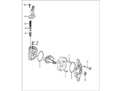 Honda 56110-689-305 Pump Assembly, Power Steering