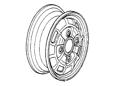 Honda 42700-689-951 Disk, Wheel (Topy)