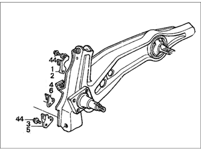1990 Honda CRX Trailing Arm - 52371-SH3-A18