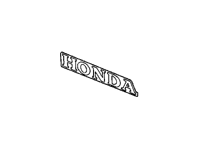 1991 Honda CRX Emblem - 75712-SH2-000ZH