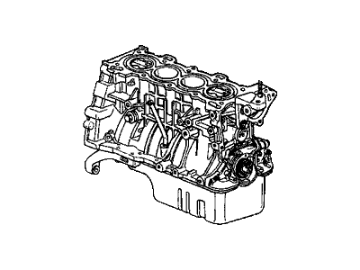 Honda 10002-PM5-A02 Engine Assy., Block (D15B2-023)
