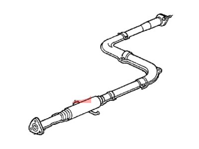 1995 Honda Prelude Exhaust Pipe - 18220-SS0-G11