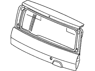 Honda 68100-SCV-A90ZZ Tailgate (DOT)