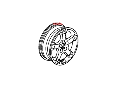 Honda Element Spare Wheel - 42700-SCV-A92