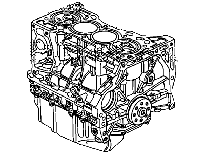 2009 Honda Element Engine Block - 10002-PZD-A04