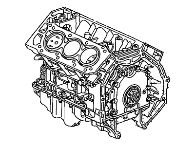 Honda 10002-RGL-A02 General Assy., Cylinder Block