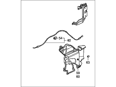Honda 72650-SHJ-A01 Latch Assembly, Driver Side Slide Door (Manual)