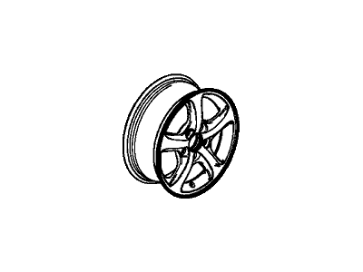 2015 Honda Civic Spare Wheel - 42700-TR5-A91