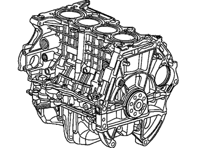 2015 Honda Civic Engine Block - 10002-R1Z-A00