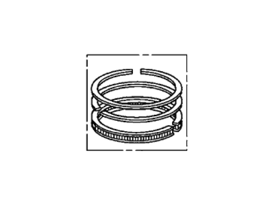 Honda 13011-RNE-A02 Ring Set, Piston (Std) (Allied Ring)