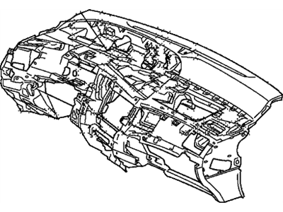 Honda 77100-TR6-A00ZJ Panel Assy., Instrument *G69L* (PALE MOSS GRAY)