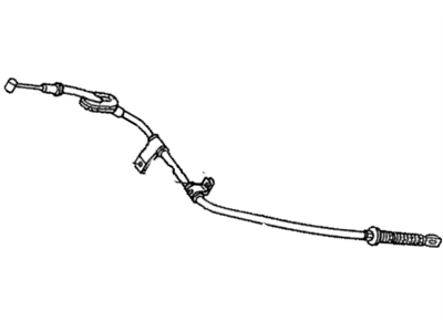 Honda 47560-S2A-013 Wire A, Driver Side Parking Brake