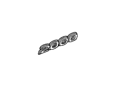 Honda 75711-S2A-A00 Emblem Set, Side (2000)