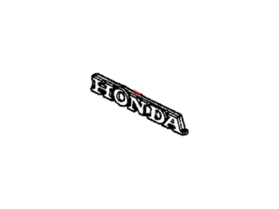 Honda 75711-SF1-000 Emblem, Rear