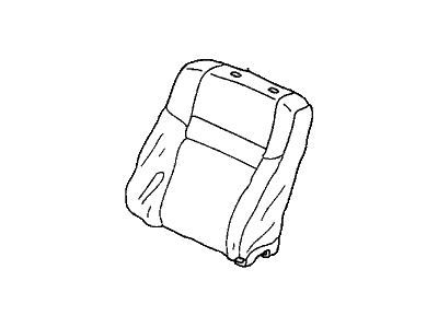 Honda 04811-SDN-A12ZA Cover Set, Passenger Side Trim (Graphite Black) (Side Airbag)