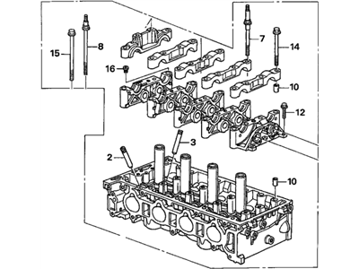 Honda 12100-PNL-E00 Cylinder Head Assembly