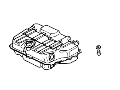 1985 Honda Civic Fuel Tank - 17500-SB6-672