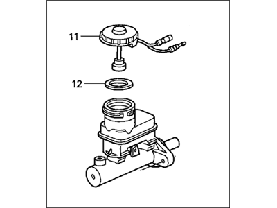 Honda 46100-S04-A03 Master Cylinder Assembly