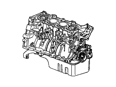 1996 Honda Civic Engine Block - 10002-P2E-A00