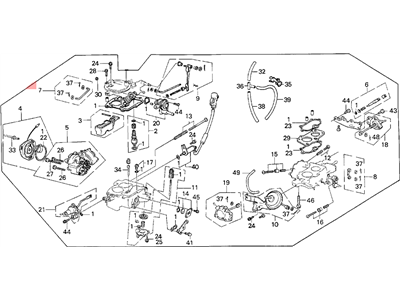 Honda 16100-PE1-833 Carburetor Assembly (Ea21B)