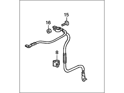 Honda 32600-S30-910 Cable Assembly, Ground
