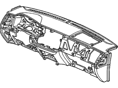 Honda 77101-S5A-A12ZJ Panel, Instrument *2Tn063* (GRAPHITE BLACK/KI IVORY)