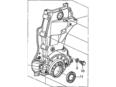 Honda 11410-PZA-000 Case Assembly, Chain