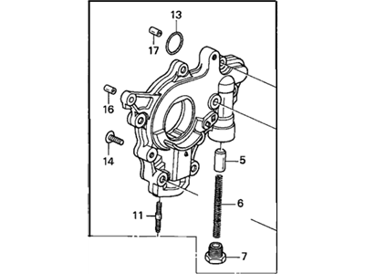 Honda 15100-PZA-003 Pump Assembly, Oil