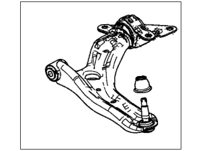 Honda 51360-TX9-A01 Arm Assembly, Left Front (Lower)