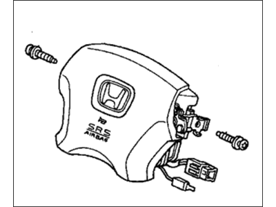 Honda 06770-SDB-A81ZB Airbag Assembly, Driver (Taupe)