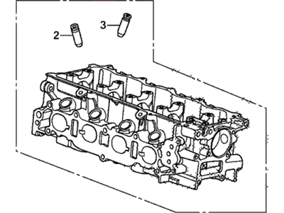 Honda Fit Cylinder Head - 12200-RB0-G00