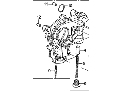 2009 Honda Fit Oil Pump - 15100-RB0-003